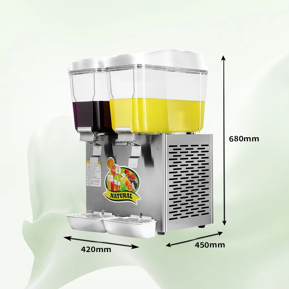 レストラン電気フルーツジュースディスペンサー商用クーラードリンク 