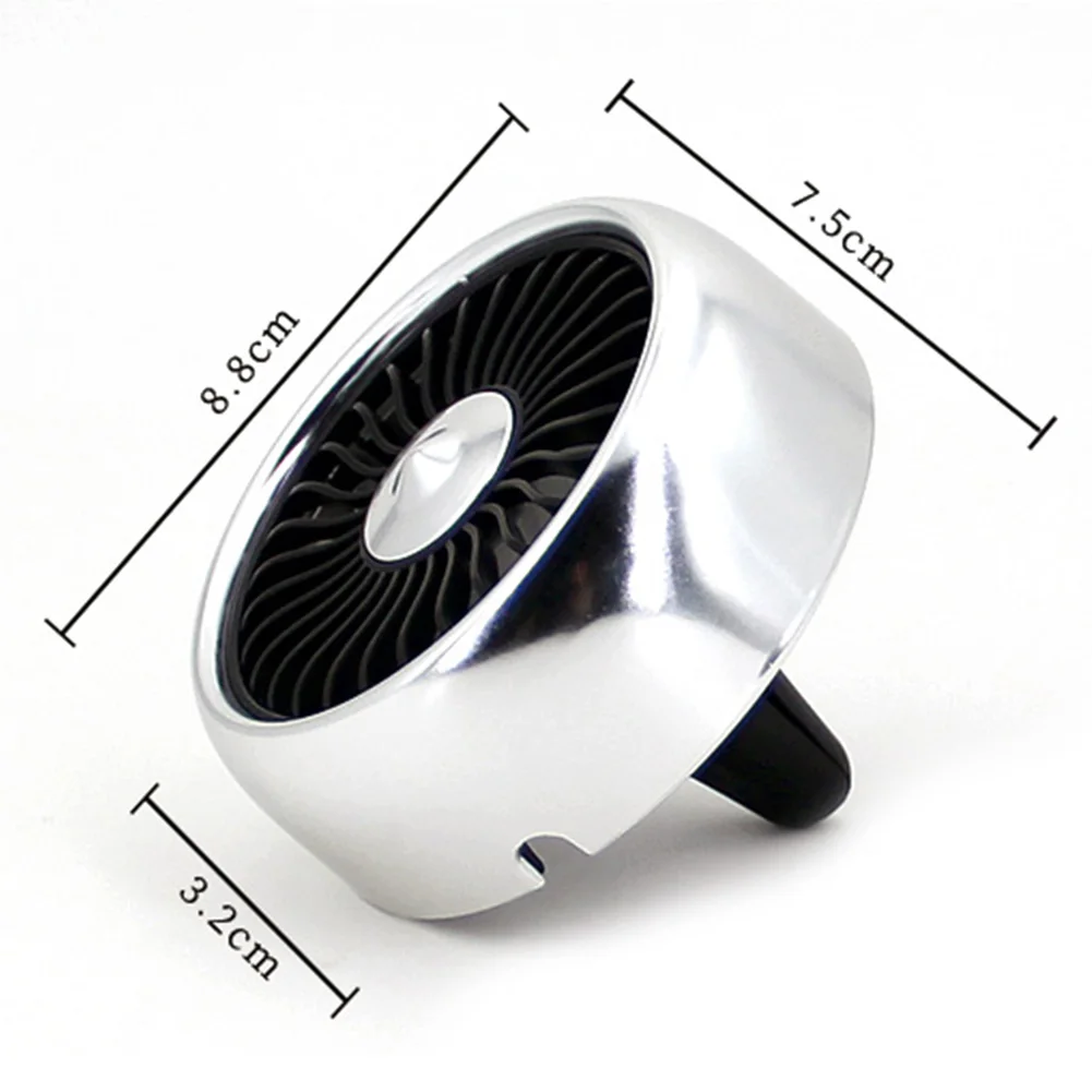 Мини-Автомобильный USB-вентилятор 3-скоростной Встроенный светодиодный светильник с кабелем охлаждающий вентилятор креативные внутренние принадлежности малошумные автомобильные вентиляторы