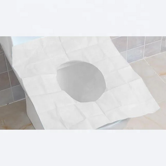 Оптовая продажа, одноразовые водонепроницаемые чехлы на сиденья унитаза из полиэтиленовой пленки