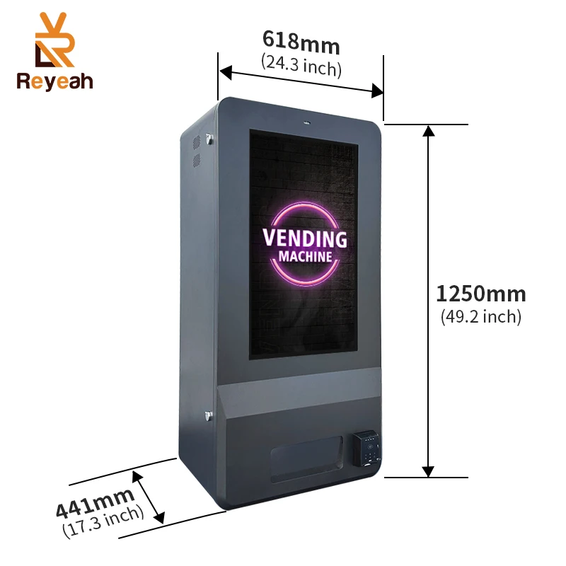 Reyeah Outdoor Big Touch Screen  Waterproof Wall-mounted Small Vending Machine