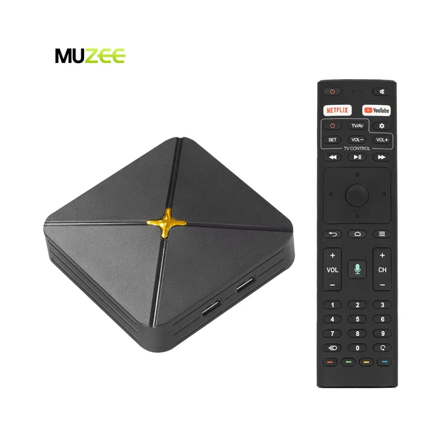Factory Price! MUZEE HLQ-MAX Amlogic S905 TV Box with Bigworld in the Small Smart Android TV Box 2G + 8G 4K Android TV Box