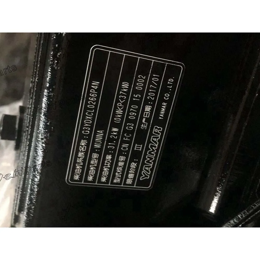 4TNE92 Diesel Engine Assy for Yanmar Engine Overhaul Kit 2