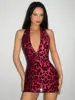 Black red pattern