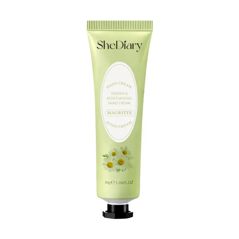 Shediary etiqueta privada fragancia de extracto de planta viajera crema de manos blanqueadora e hidratante nutritiva antienvejecimiento