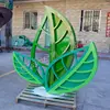 Stainless steel leaves