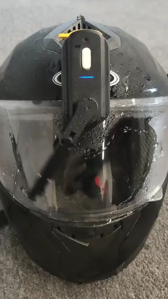 2023 Rechargeable Motorcycle Helmet Wiper Universal Waterproof Helmet