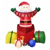 Santa with Gift Boxes