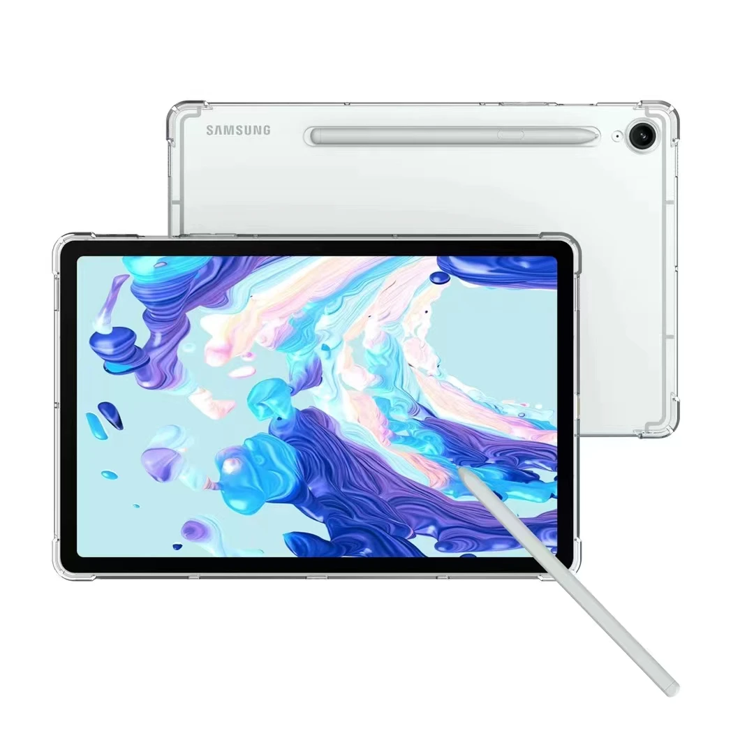 For Samsung Tab S10 FE+ 13.1" Clear Case, Shock Absorbing Corner Soft TPU Back Cover Shell for Samsung Galaxy Tab S10 FE+ 2025