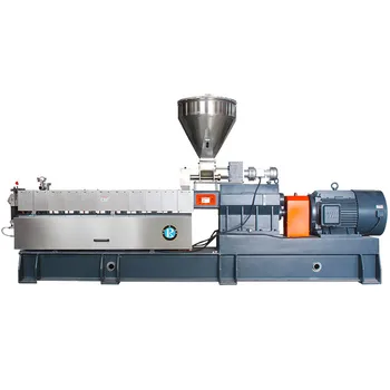 SHJ-65 High Quality Underwater Granulator Twin Screw Extruder making  waste plastic materials  processed into granules again