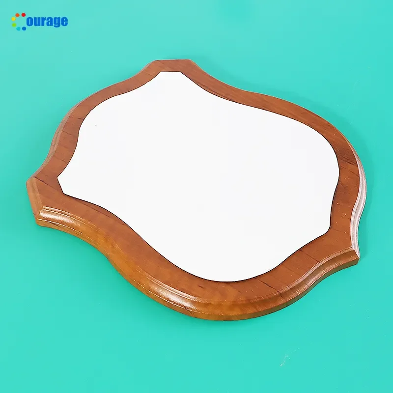 Courage Custom Personalized Logo Sublimation Memorial Souvenir Wooden Honor Medal Blank Metal Trophy Shields and Awards Plaque