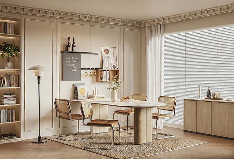 Hot Selling Modern Sturdy Floating Wall Solution Home Decor Aesthetic Organizer Storage Shelf with Rack for Dinner Room manufacture