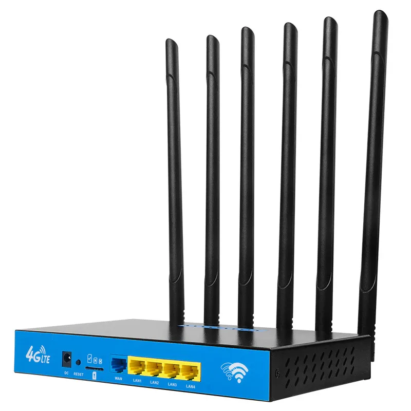 1200Mbps 4G Bonding Router with 4 SIMs Durable and Reliable Networking Device