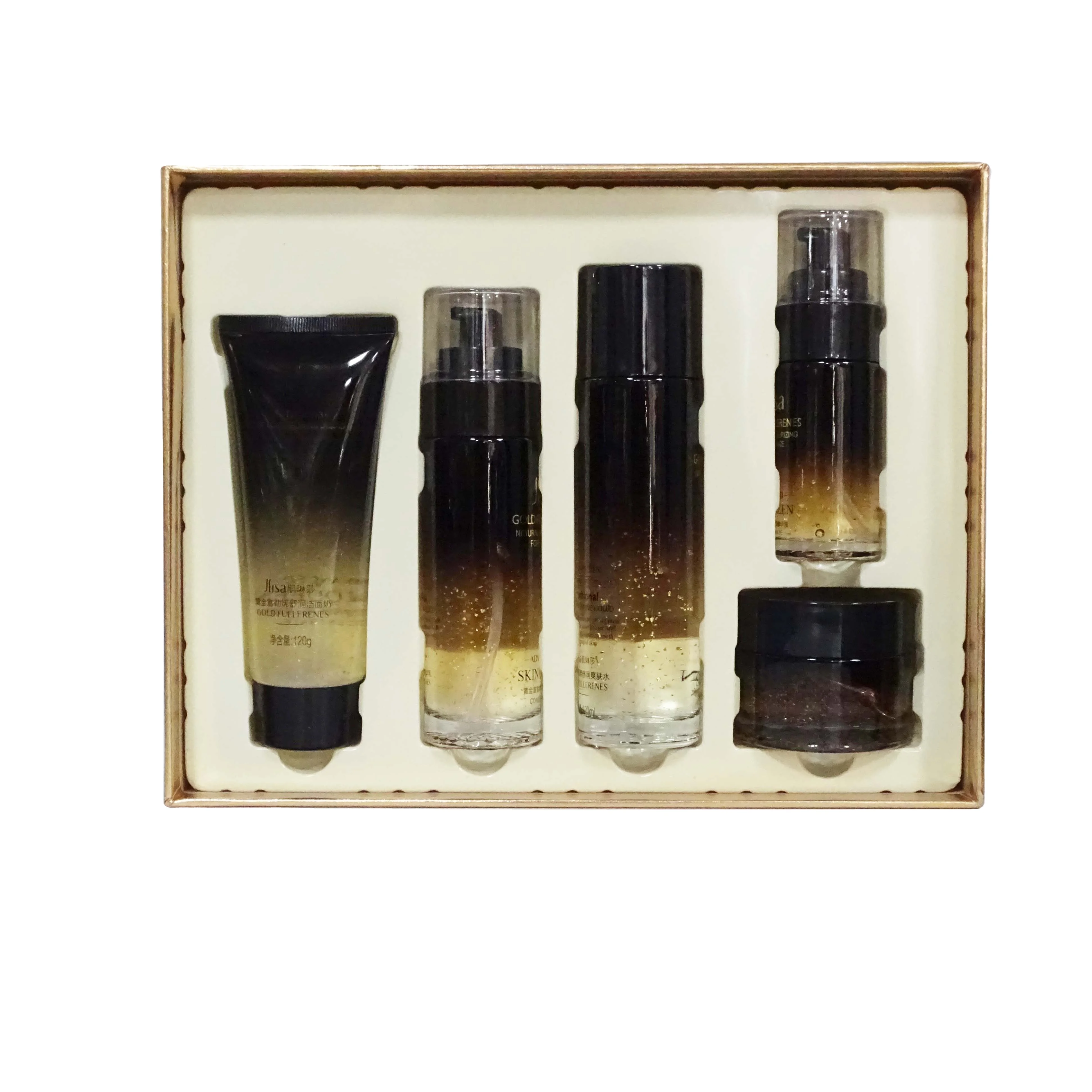 Glass Cosmetic Pump Bottle Luxury Cosmetics Packaging Straight Round 30ml Glass Foundation Bottle With Beauty Pump