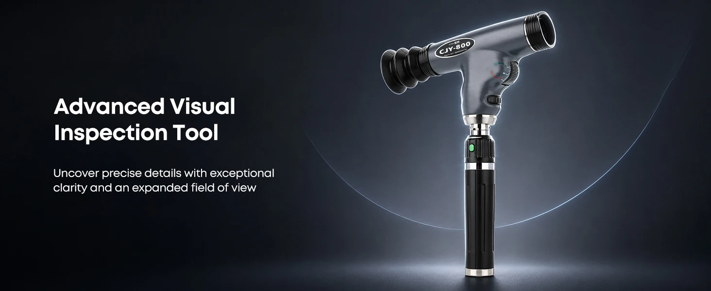 NJC‑800 Streak Retinoscope Ophthalmoscope Set LED Bulb Optometry Ophthalmic Examination Equipment