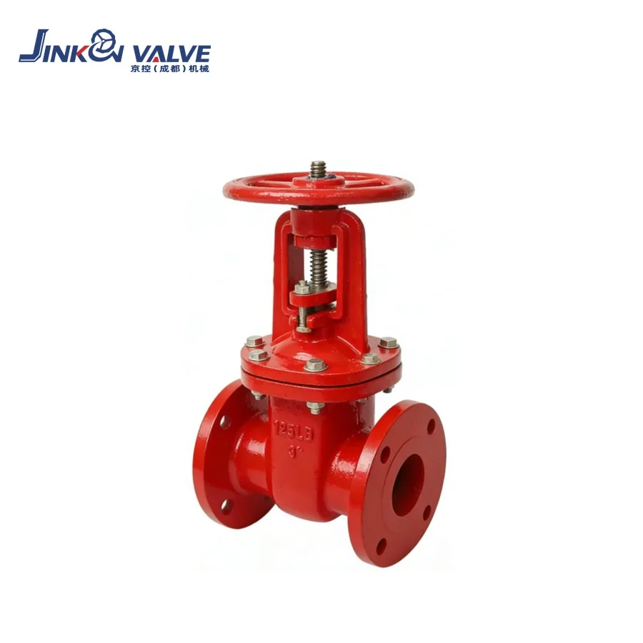 Manual Screw Hard Seal Flange Gate Valve Building HVAC | Ductile Iron Body Brass Seal Water DN50-DN600 Customizable Valve