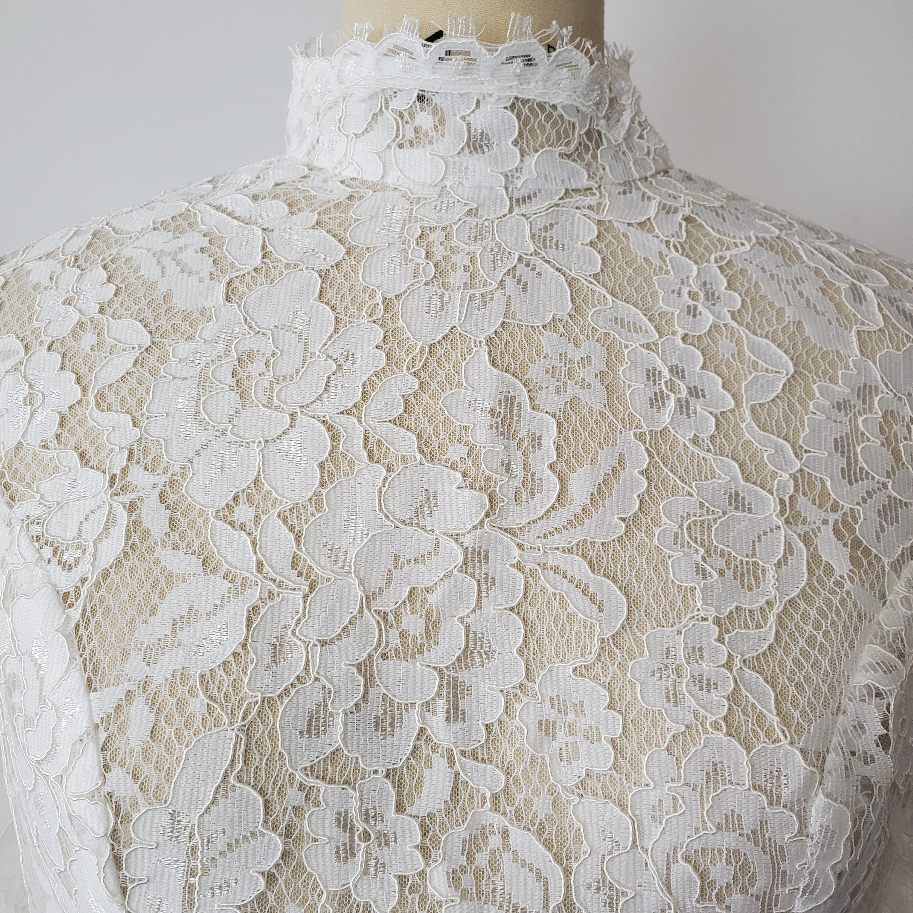 Feishiluo оптовая продажа Мягкая сетчатая куртка-Болеро для свадьбы аксессуары с высоким воротником Свадебная куртка-болеро для невесты