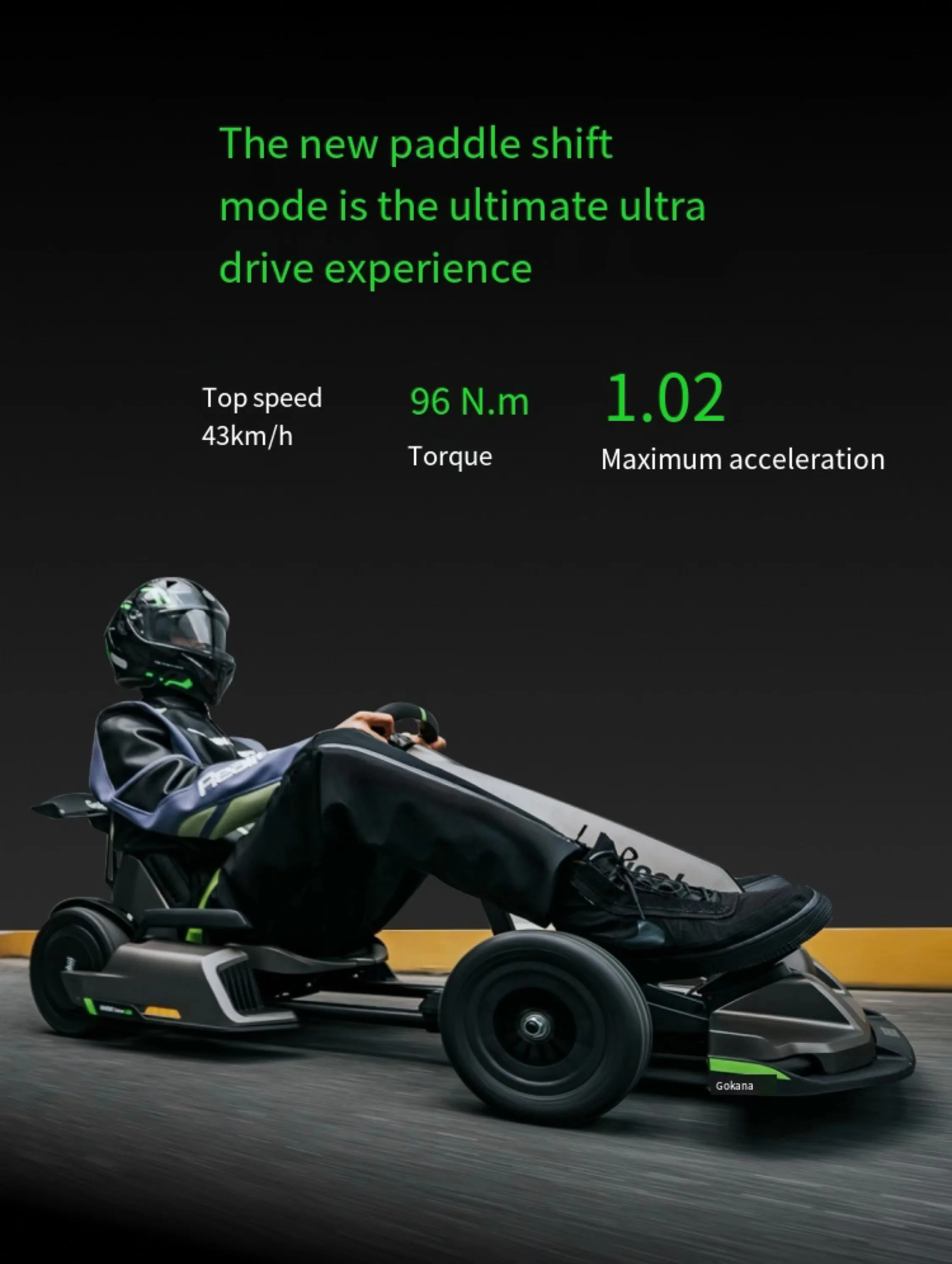 Original Segway Ninebot Go Kart Pro2 Gokarts Battery Top Speed 40kmh Wholesale Go Karts For 