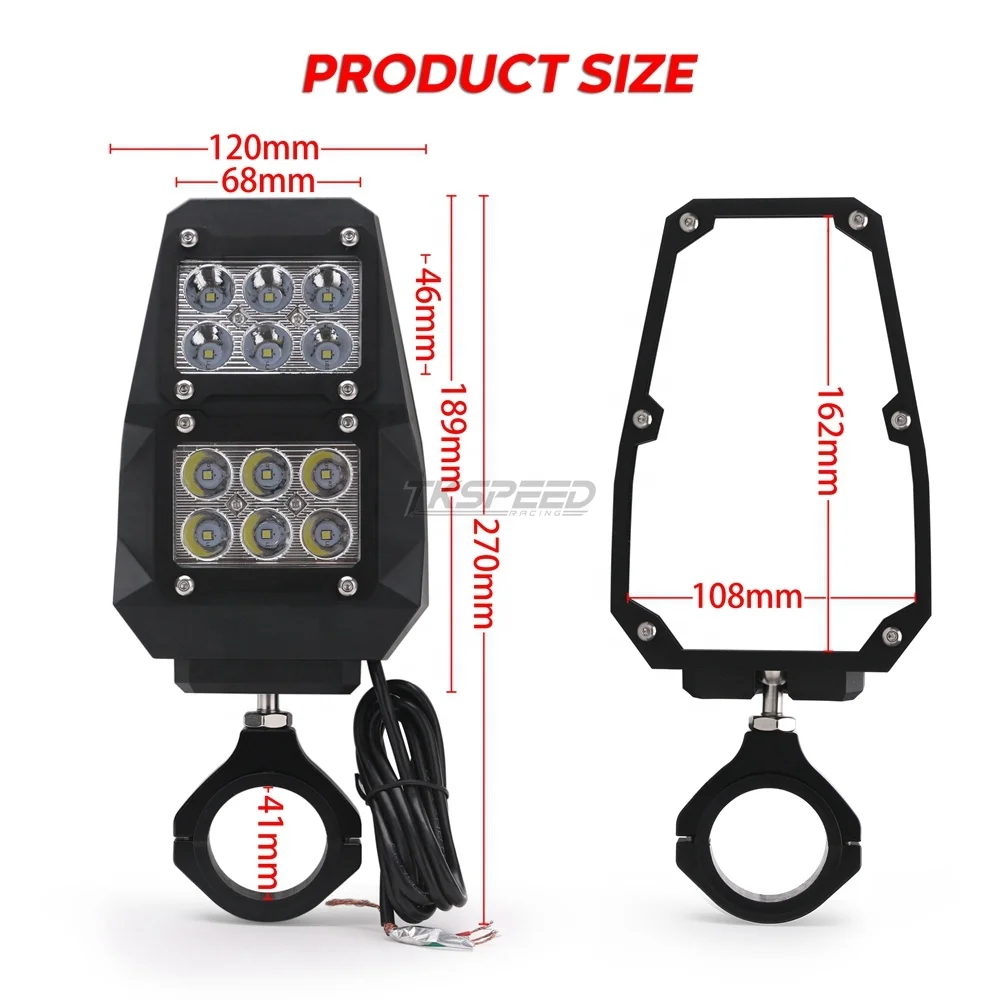 ATV UTV аксессуары светодиодный прожектор CNC 1 75