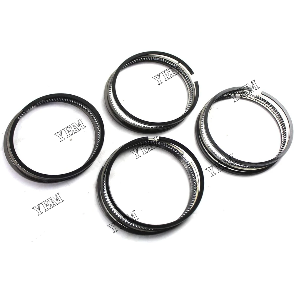 Diesel Engine Repair Parts New 4 Sets for Isuzu 4JB1 4JB1T Engine STD Piston Rings