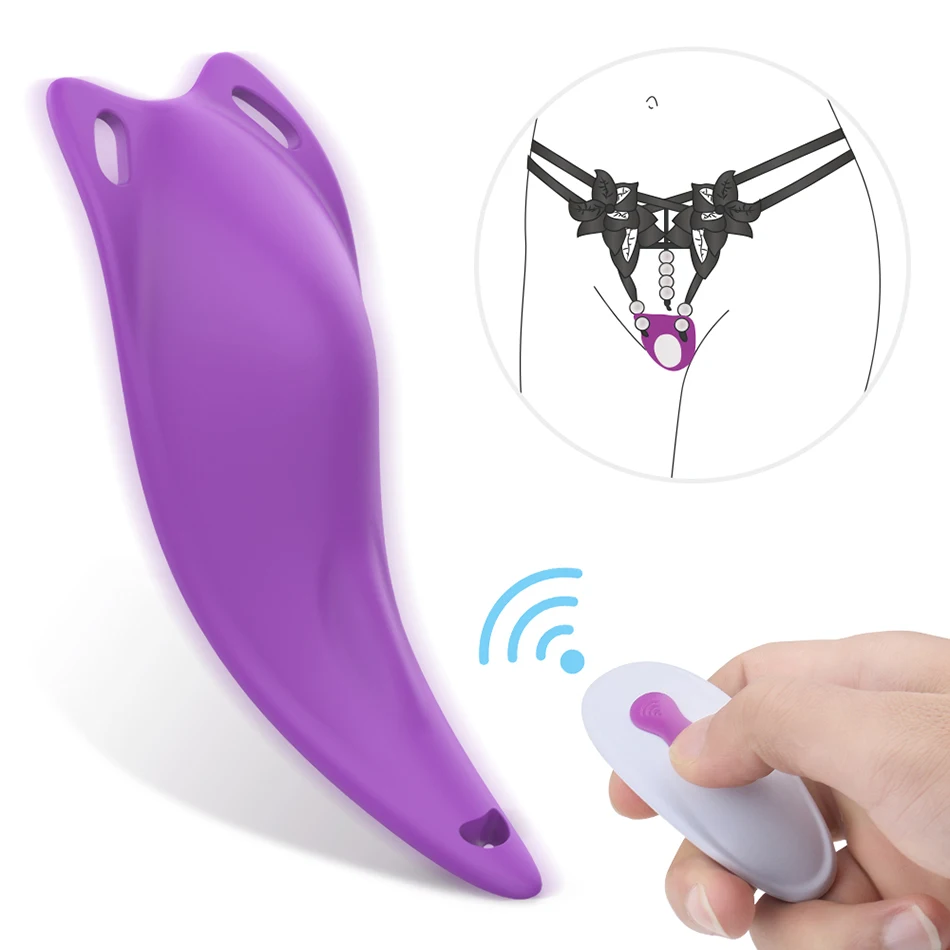 S-HANDE Wireless Remote Control Wearable Vibrator Panties for Women Ladyboy Clitoris Stimulation Sex Toys with Sex Underwear