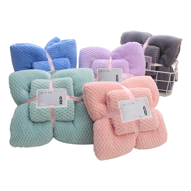 Wholesale China Factory Hot Sell Cartoon Cat Microfiber Custom Towels Blanket Baby Bath Towel Face Hand Towel Set
