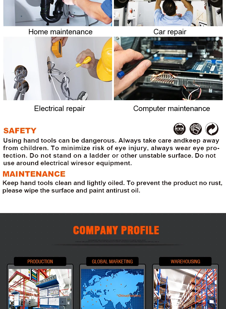 Wholesale OEM Service Chrome Vanadium 18pcs Car Repair Mechanic Tool Set With Box