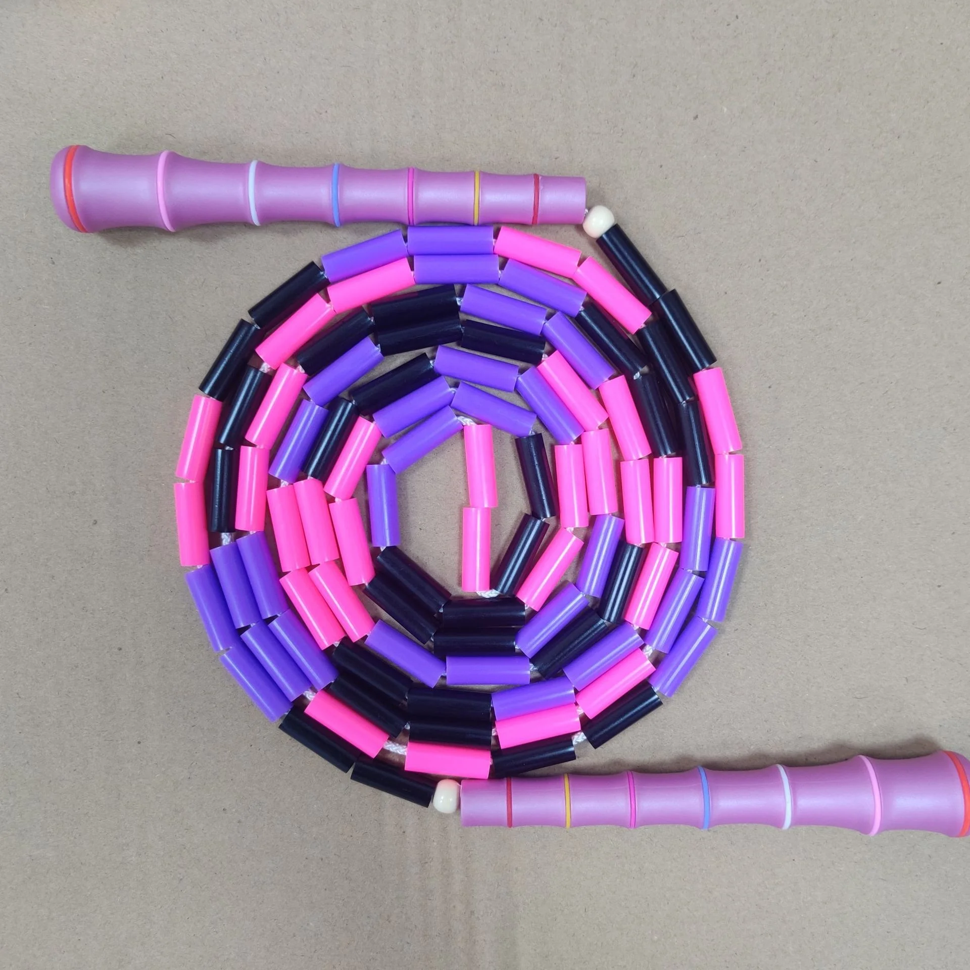 Регулируемая Высококачественная профессиональная скоростная Скакалка для фитнеса с бусинами, без запутывания, для домашних тренировок