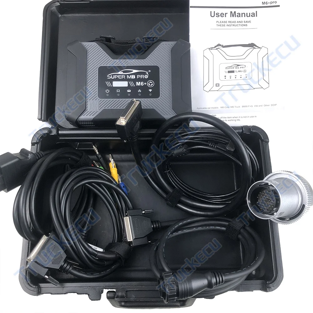 F110 Tablet Full Configuration Super MB Pro M6 Work Cars Wireless Star Car Truck Bus Van Scanner Heavy Duty Diagnostic Tool