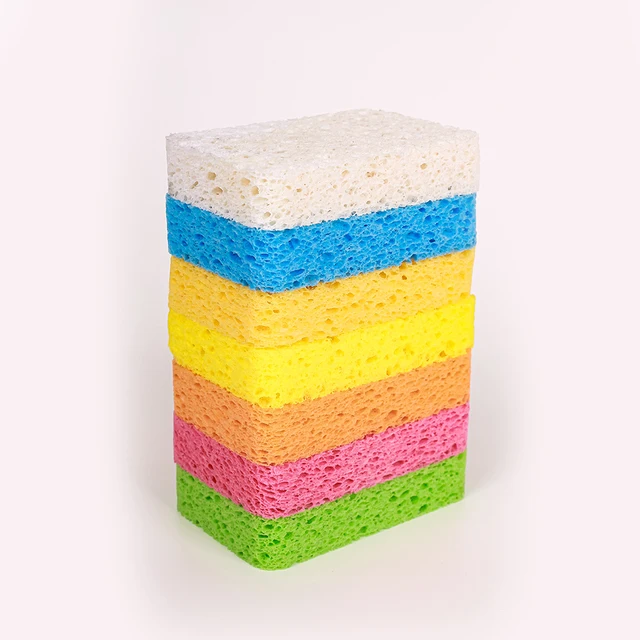 Trend 2023 cellulose foam compressed cellulose sponge dry cellulose sponge