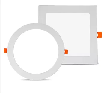 OEM/ODM Indoor Round square 3W 4W 6W 9W 12W 15W 18W 24W Ultra-thin LED Panel Light/LED Ceiling Lights