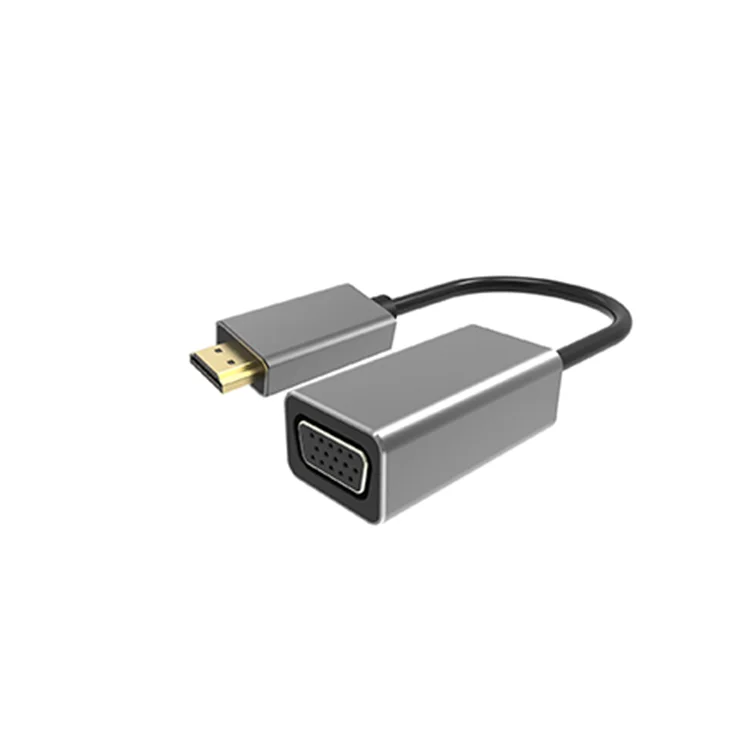 Адаптер Behpex Переходник VGA-HDMI 1080P позолоченный штекер-гнездо