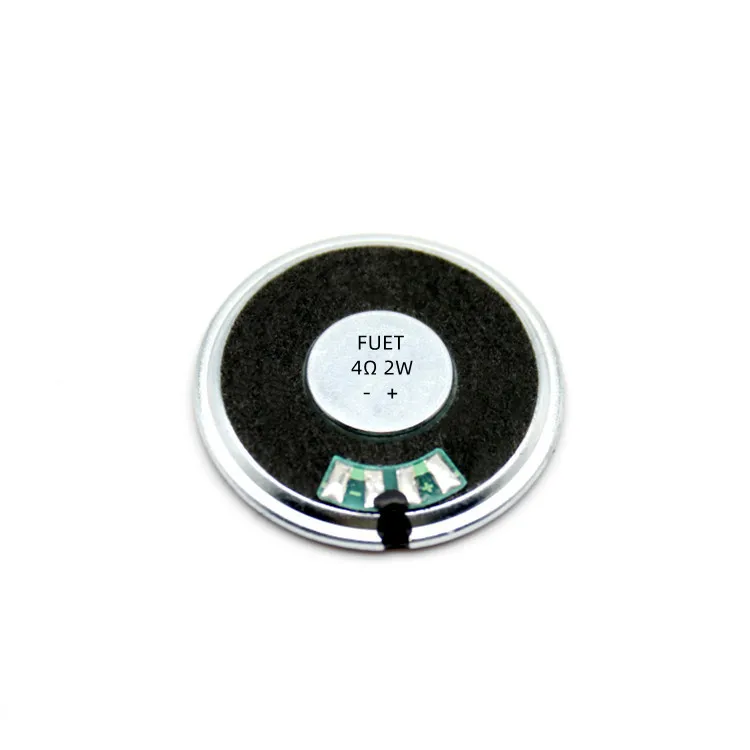 FUET 40MM Diameter Micro Speaker 2W 4Ohm Internal Magnet Loudspeaker