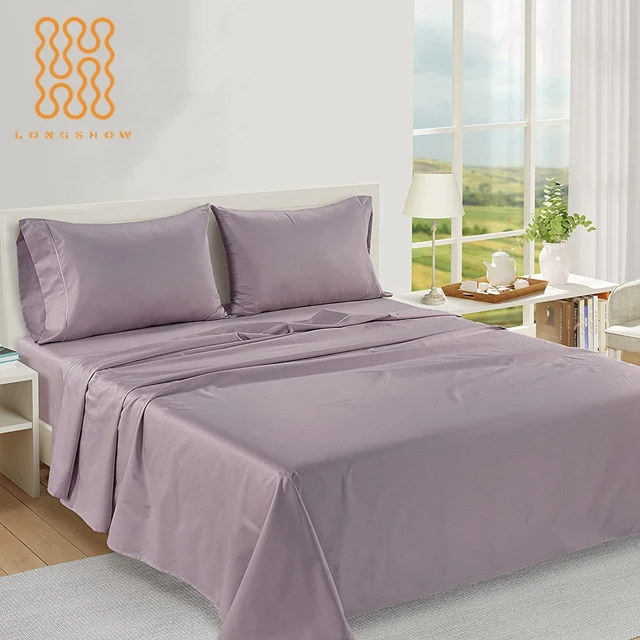 Longshow Collect Highend Bed Sheets 100 Egyptian Cotton 500tc Bed
