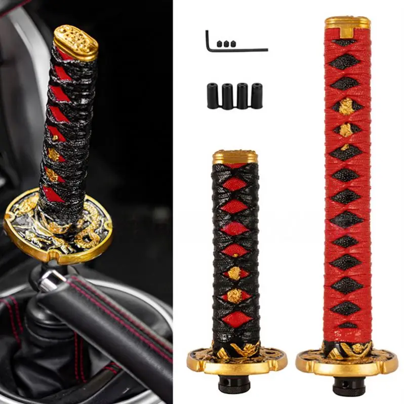 JDM Gear Shift Knob Resin Warrior Gear Head Manual Transmission Wave Stick Head Gear Lever Head Of