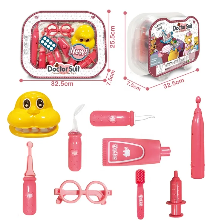 Популярные медицинские игрушки для детей, Дошкольный образовательный докторский игровой набор с ролевыми играми, стоматологический набор