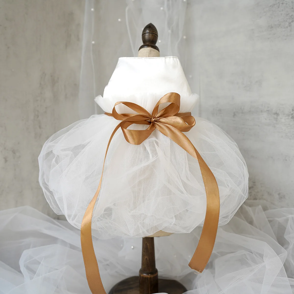 Flower Girl Ring Bearer Outfit Gray Elevate Your Dog's Wedding