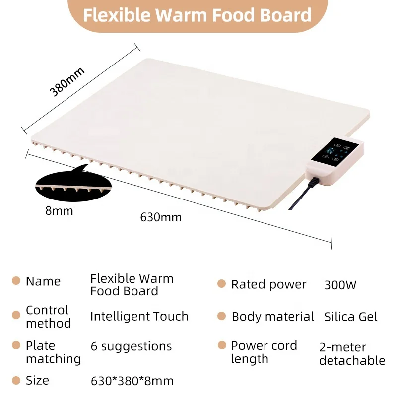 Portable Home Warming Board Multifunctional Hot Plate Foldable Warming Pad Milk Tea Water Constant Warming Pad 2
