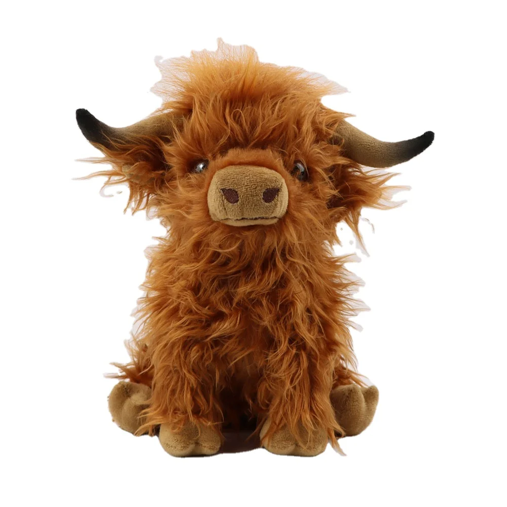 2025 Wholesale Highland Cow Stuffed Animal Plush Toys Cute