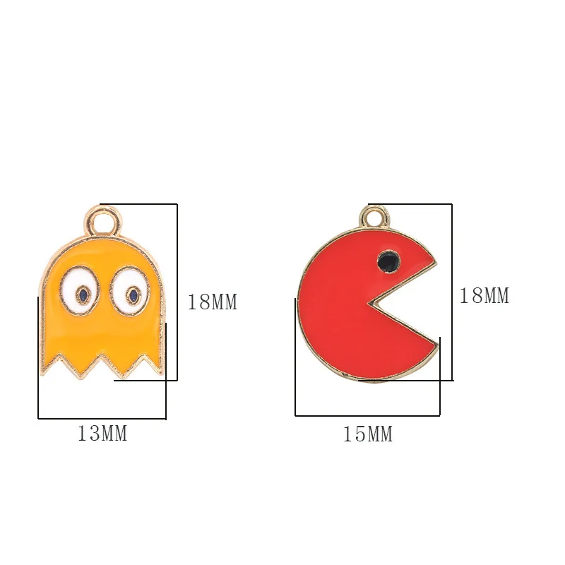 合金アクセサリーパックマンペンダントDIY手作りジュエリータコ 合金アクセサリーパックマンペンダントDIY手作りジュエリータコ