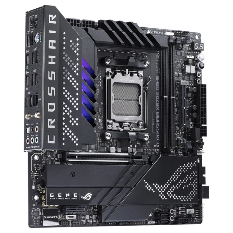 ASUS ROG CROSSHAIR X670E GENE マザーボード AM5 ROG CROSSHAIR X670E GENE | ROG Crosshair | Gaming