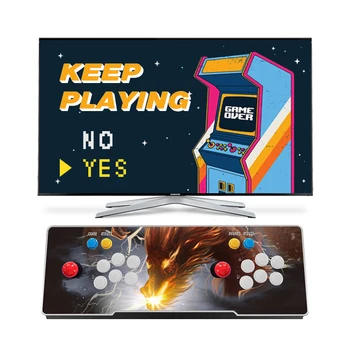 Hot sale plug and play arcade game 2-4 Player retro coin operated arcade Pandora games Box for home
