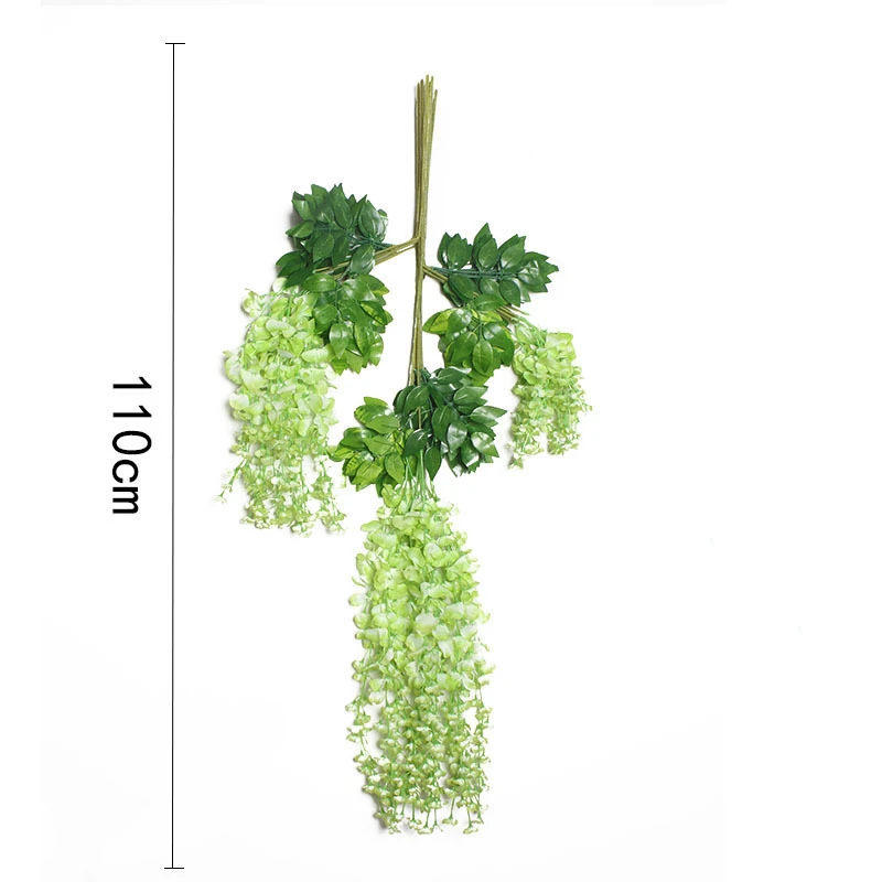 Yopin900 Wedding Silk Hanging Flowers Wholesale Artificial Wisteria