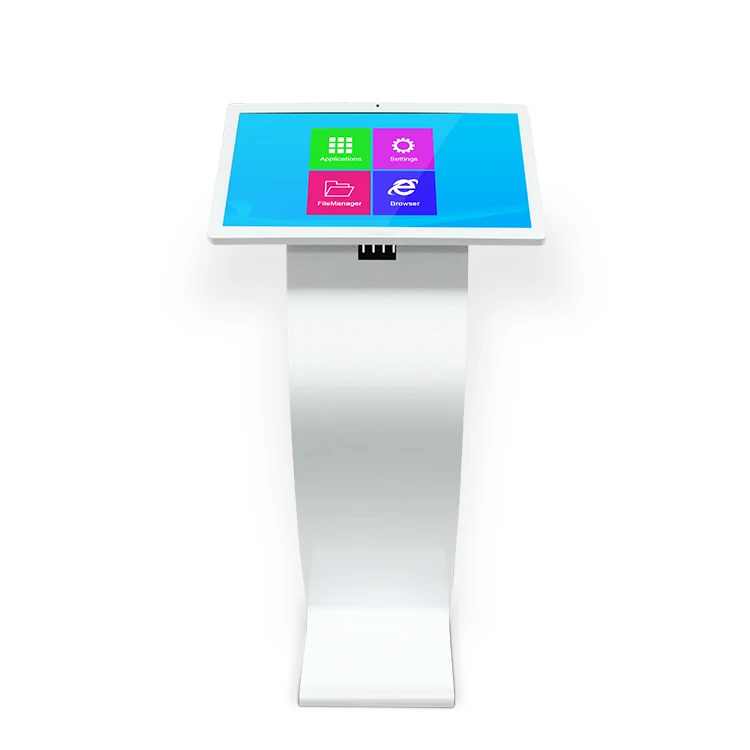 21.5 Inch LCD Touch Screen  Kiosk Touch Screen Floor Standing All in One Pc Touch Kiosk