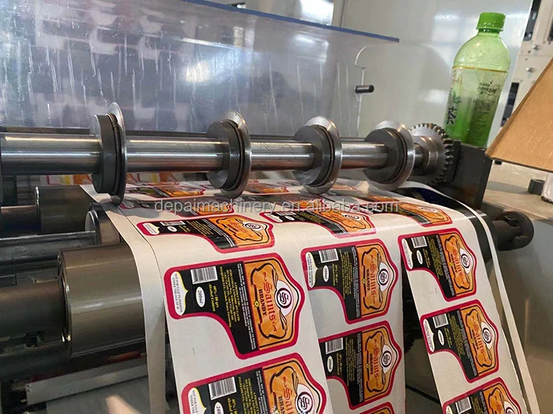 High Speed Roll 4 Color Label Flexo Printing Machine