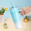 Degradado azul y blanco