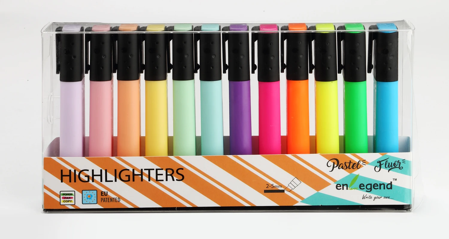 Package Pastel Color Highlighter Marker Pen Set Newest Wholesale ...