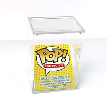 Factory Wholesale Acrylic stack 4inch Toy Figures marvel funko pop protector magnetic Display Case clear funko pop box