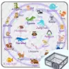 Animaux violets personnalisés