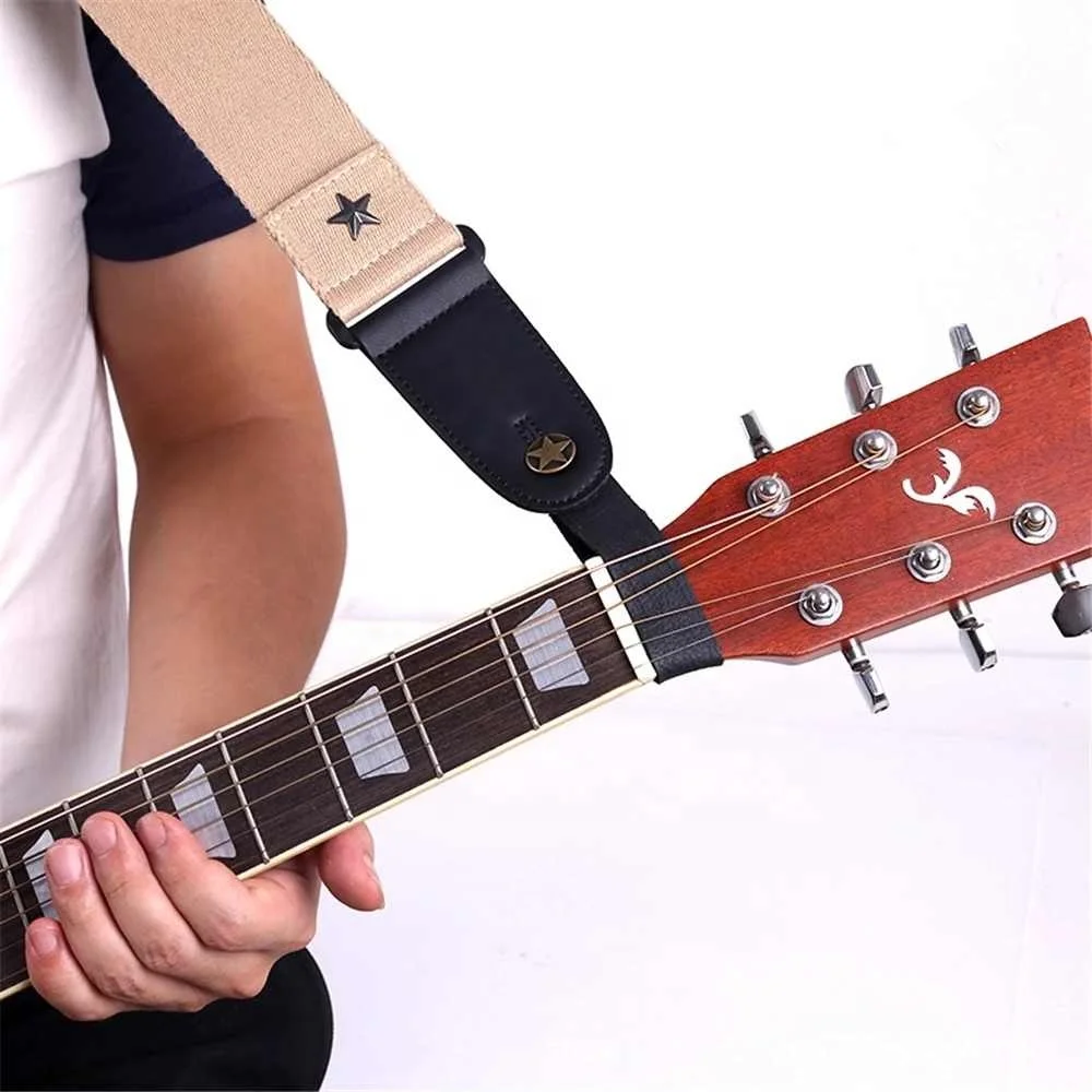 20 Verrous De Sangle Guitare Noir - Anti-Dérapants En Caoutchouc Pour Guitare, Basse, Ukulélé