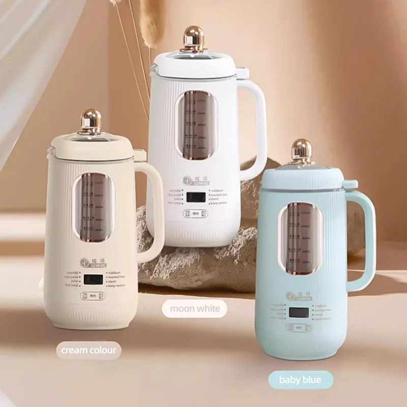 Geming Portable Electric Kitchen Soybean Milk Machine Waterproof Blender and Grinder for Household Use